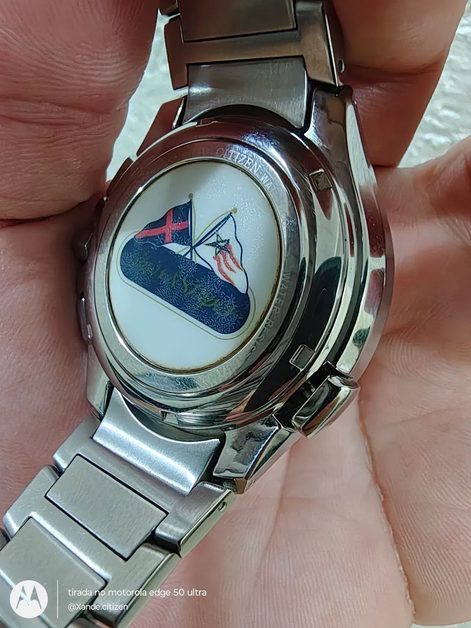 Relógio Citizen Citizen ecodrive stars & stripes modelo raro  - Foto 5