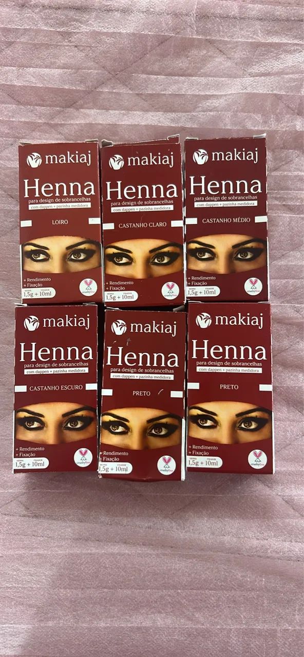 Henna para sobrancelhas 