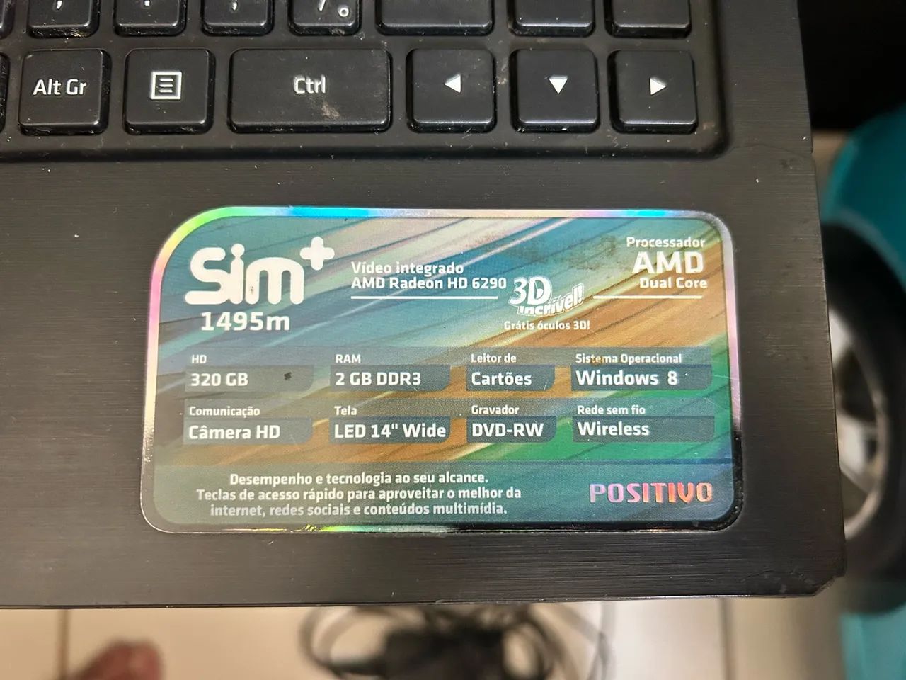 Notebook Sim+ para retirada de peças - Foto 3