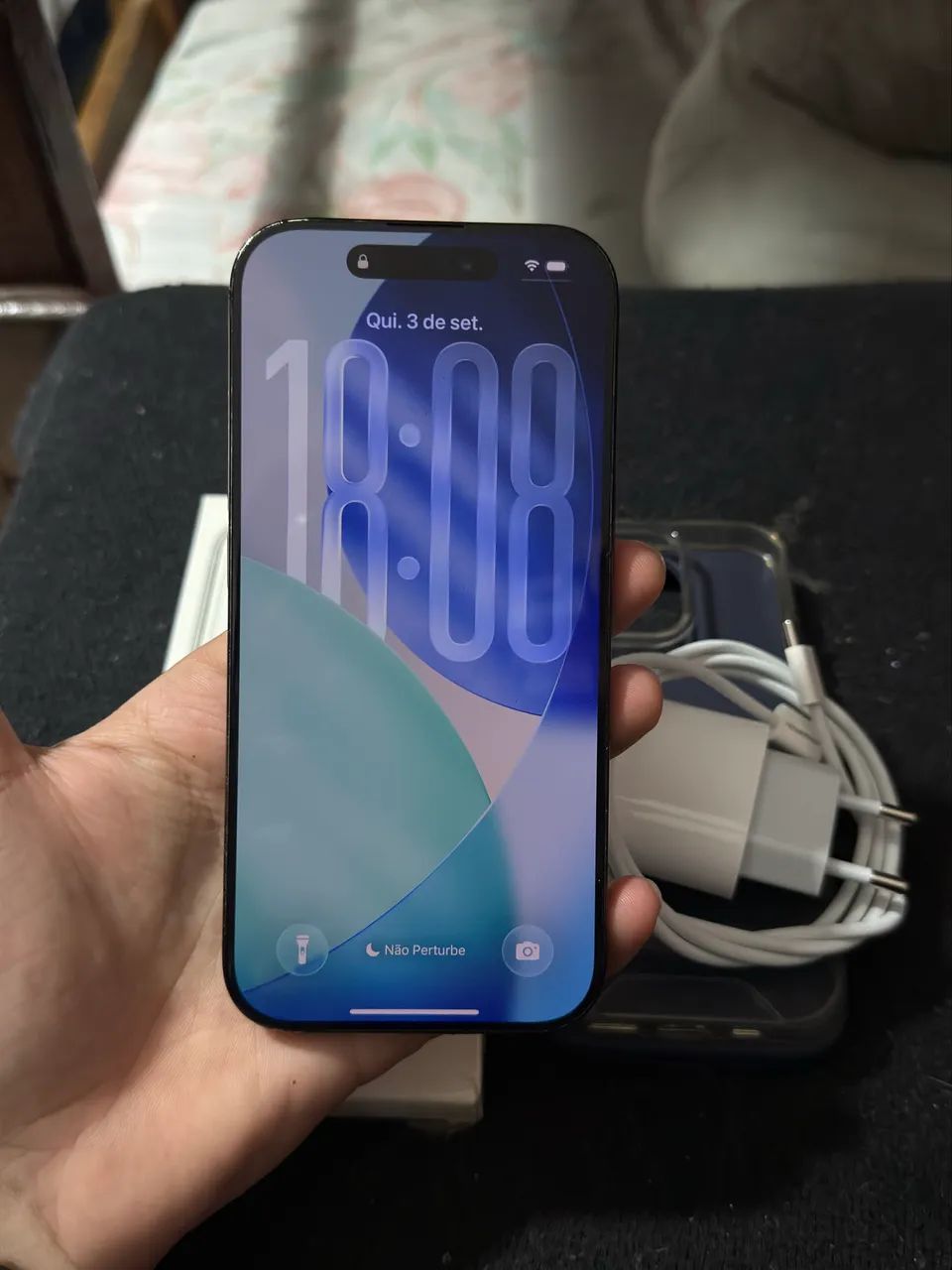 iPhone 16 Pro Black titanium 128gb 91% bateria - Foto 2