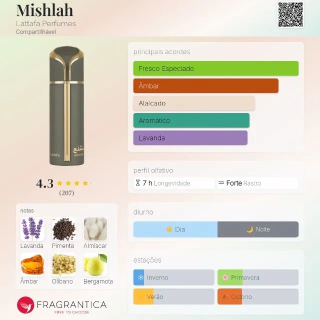 Mishlah 100ml - Lattafa Perfumes - Foto 3