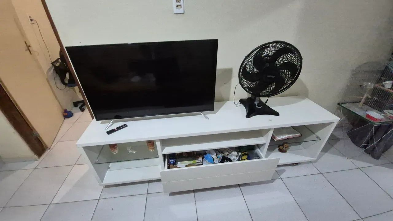 Rack branco para sala - Foto 2