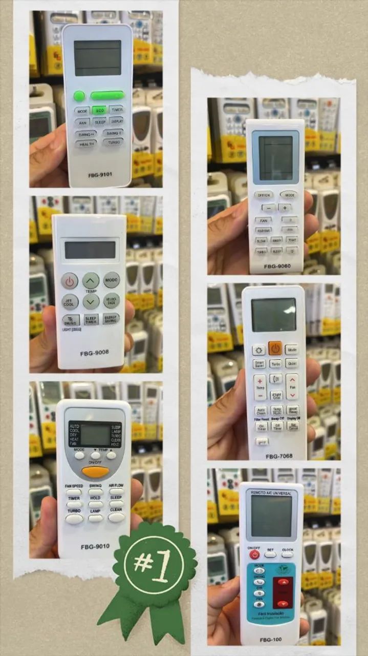 Controle Para Centrais De Ar Condicionado  - Foto 3
