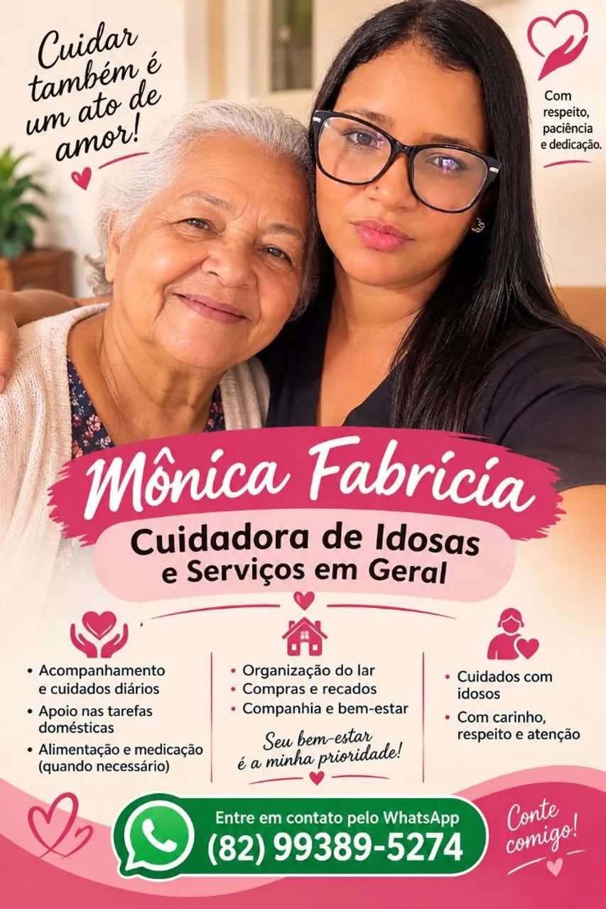 Cuidadora / faxina 