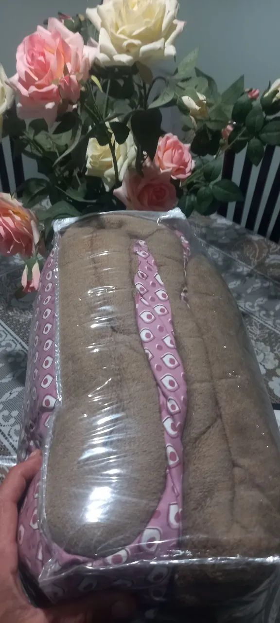 Edredom casal plush/microfibra  dupla face . - Foto 2