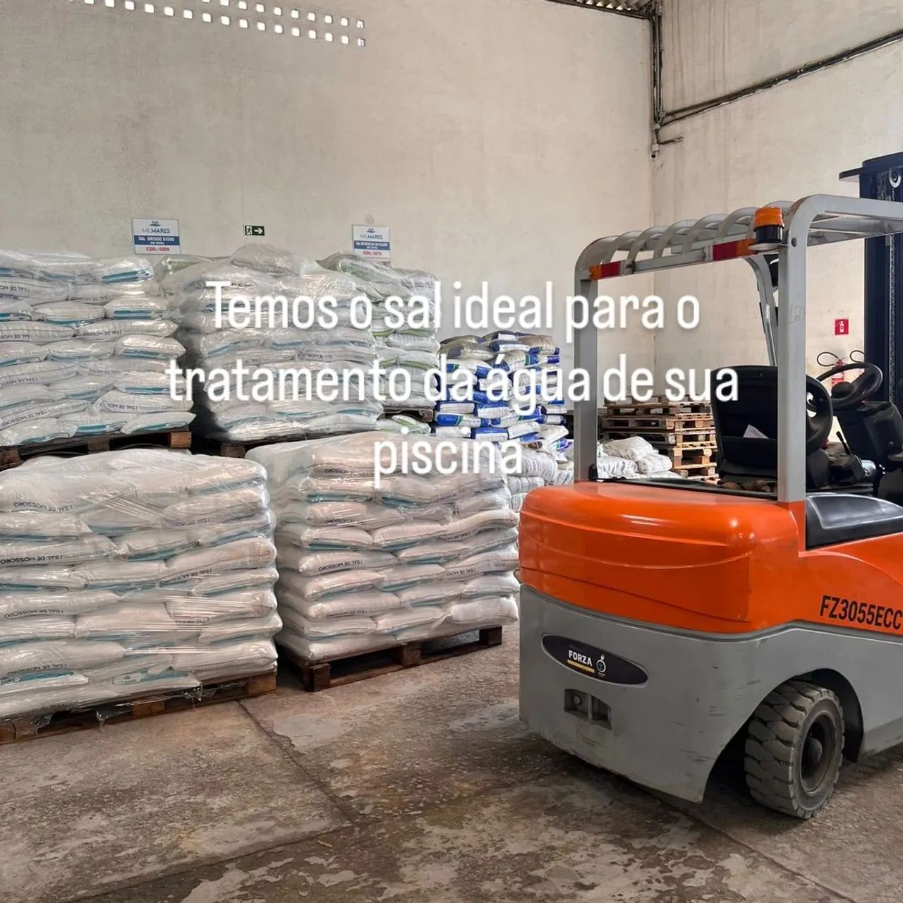 Sal grosso sem iodo, saca de 25 kg para piscinas salinizadas - Foto 3