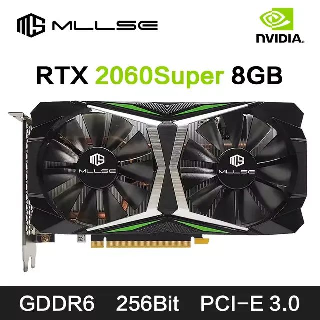 Placa Gráfica MLLSE RTX 2060 Super 8gb gddr6 256 bits