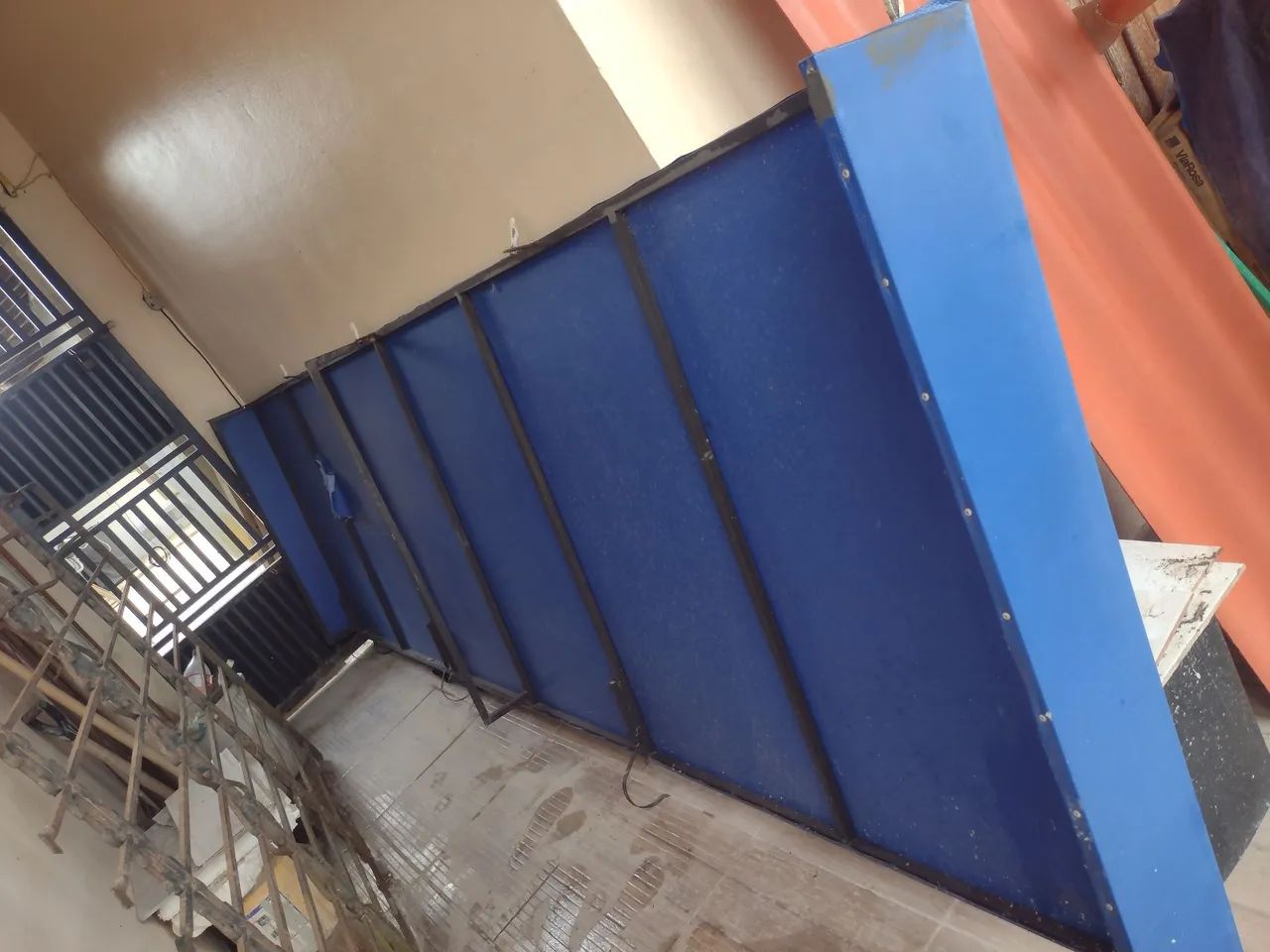 Toldo e grade