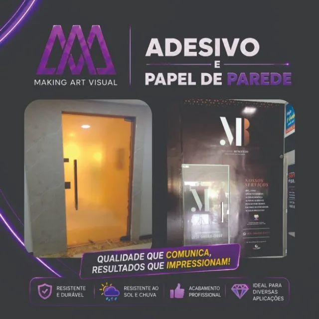 Adesivo Leitoso e Papel de Parede - Foto 3