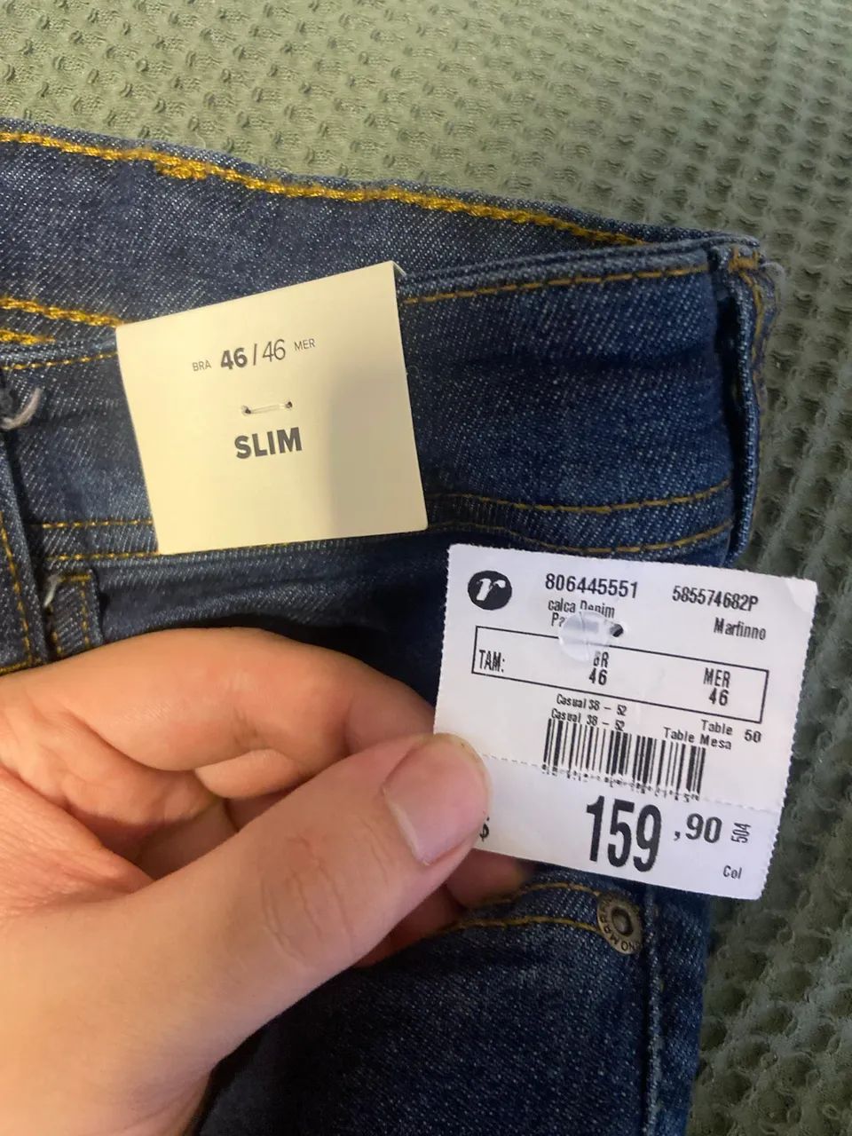 Calça jeans Slim- Nova - Foto 2