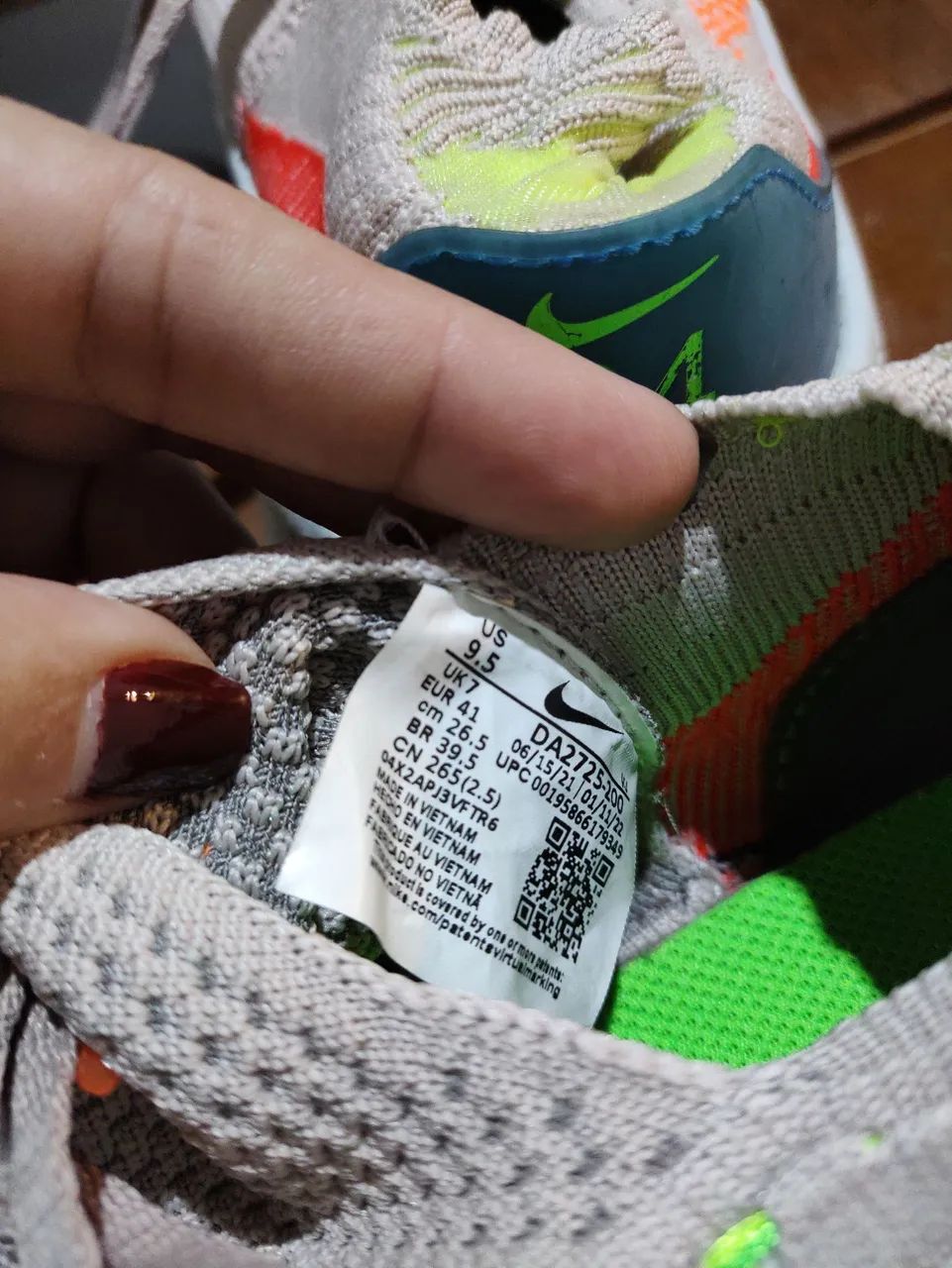 Tênis Nike Space Hippie 04 tamanho 39 Semi Novo - Foto 5