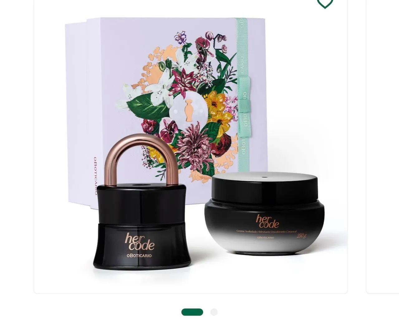 Kit Her Code - o Boticário 