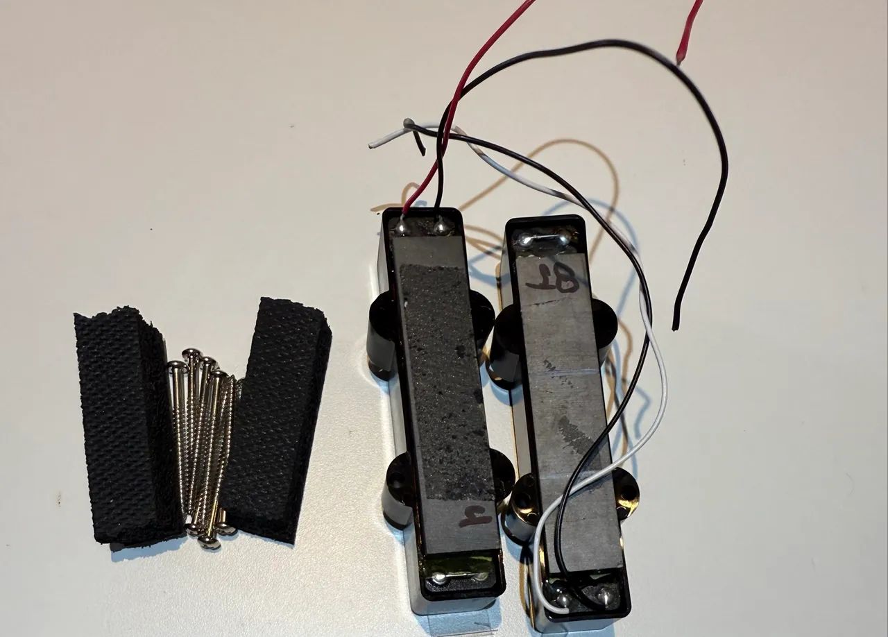 Captadores Fender  Jazz Bass Noiseless 4 Cordas - Foto 3