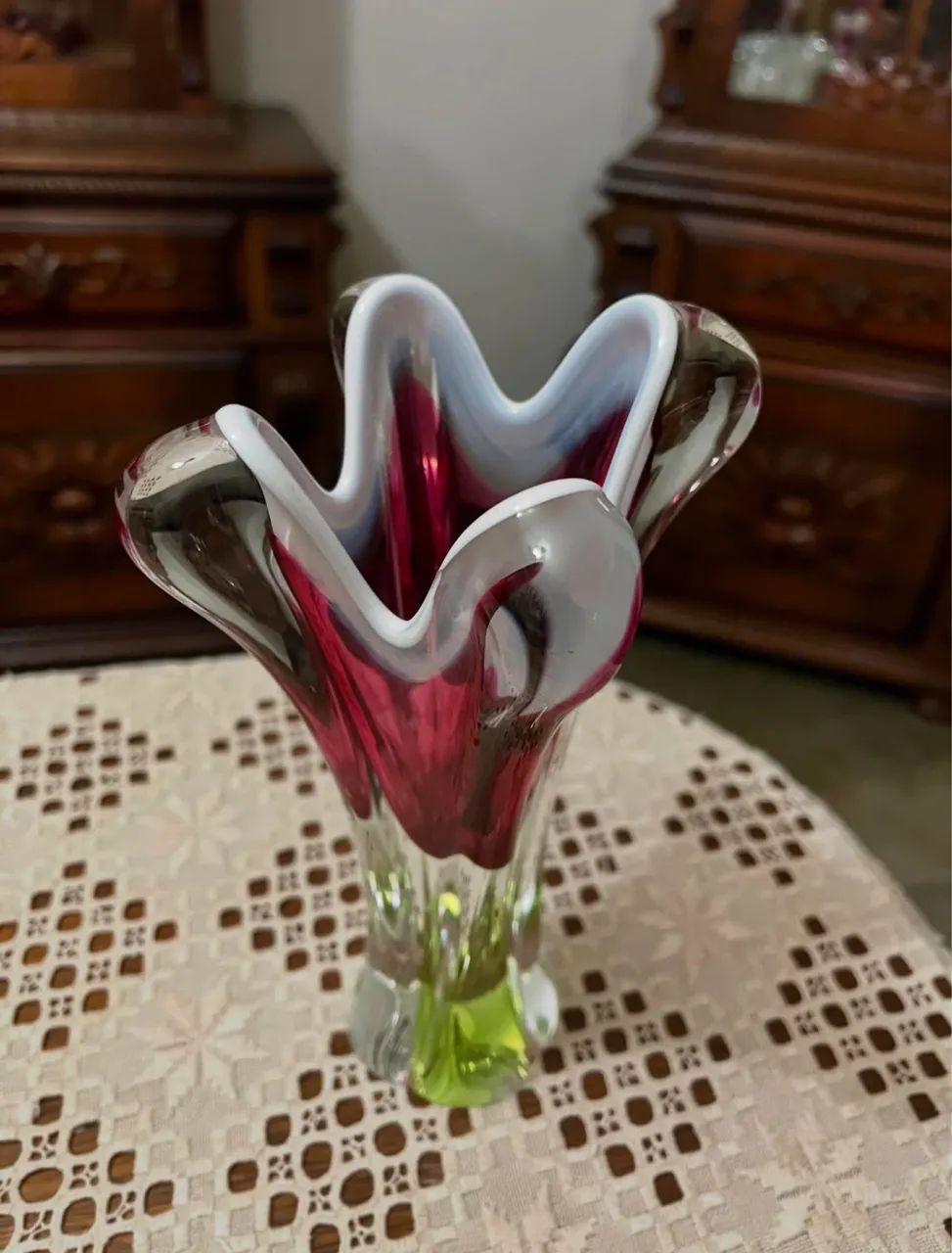 Vaso Chribska Glass - Czech Republic