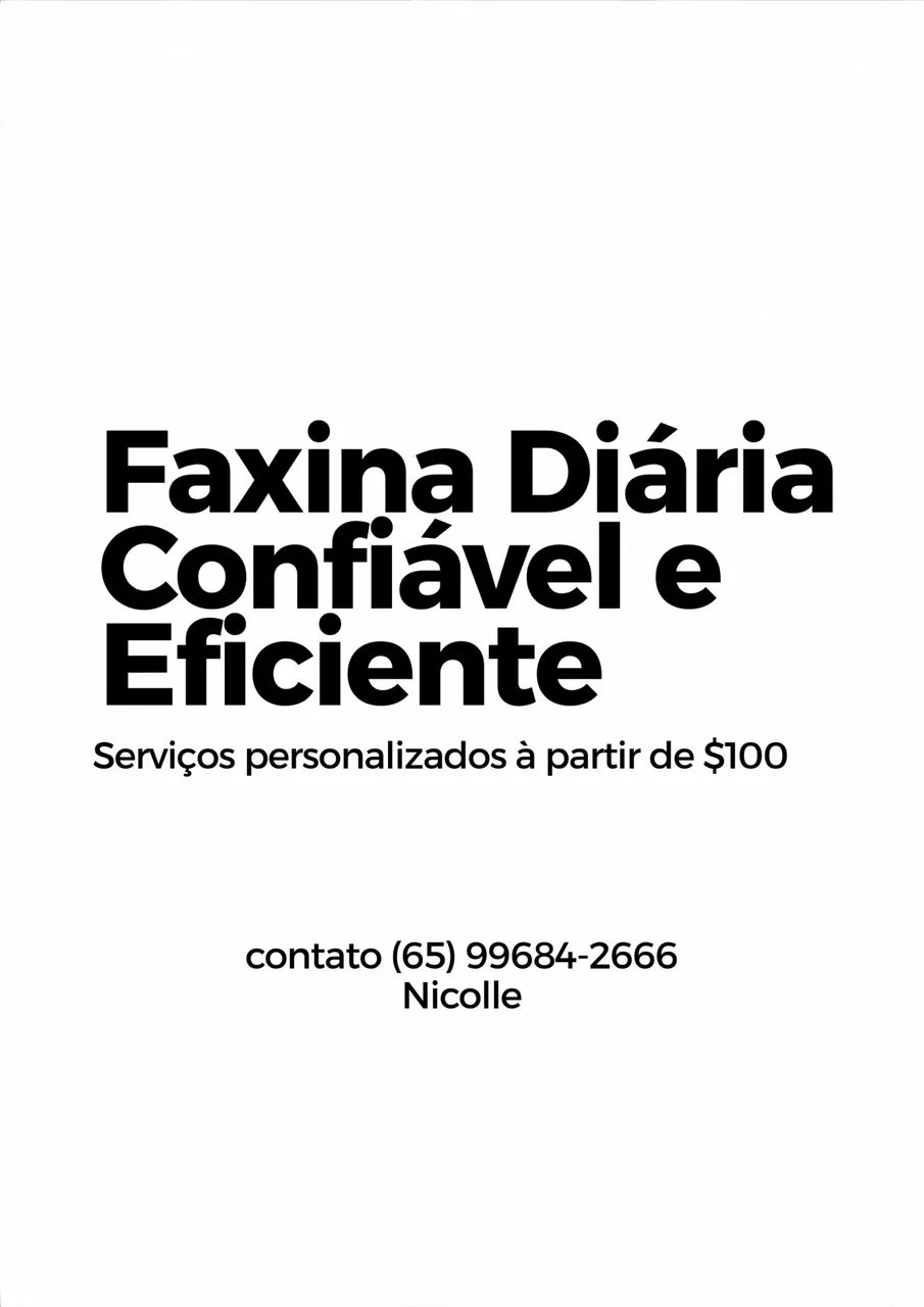 faço diárias