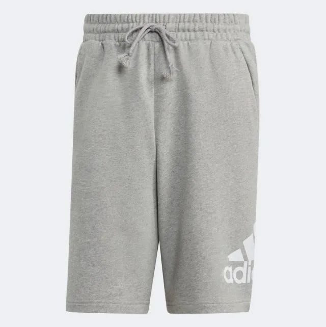 bermuda moletom adidas logo masculina - Foto 3