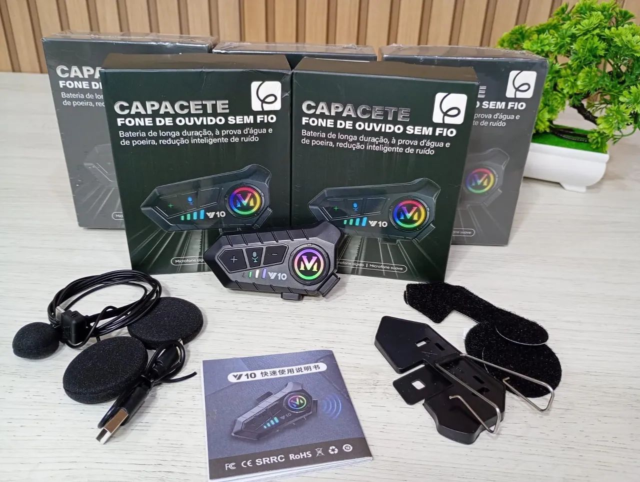 Fone intercomunicador para capacete.  - Foto 3
