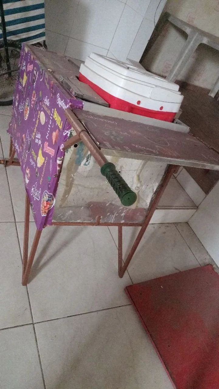 Carrocinha pra Açaí de inox  adesivada!! - Foto 4