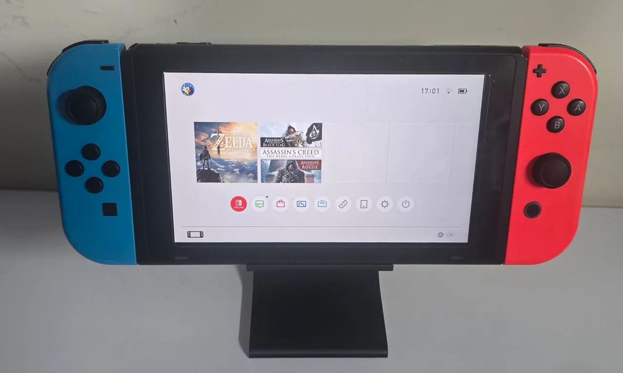 Nintendo Switch V2 Original + vários acessórios  - Foto 5