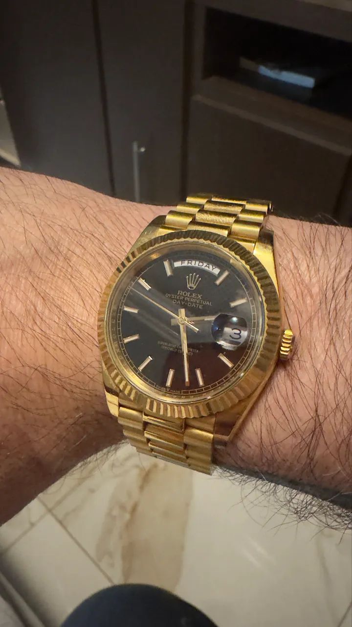 Rolex Presidente Date Just Clean Super Clone - Foto 4