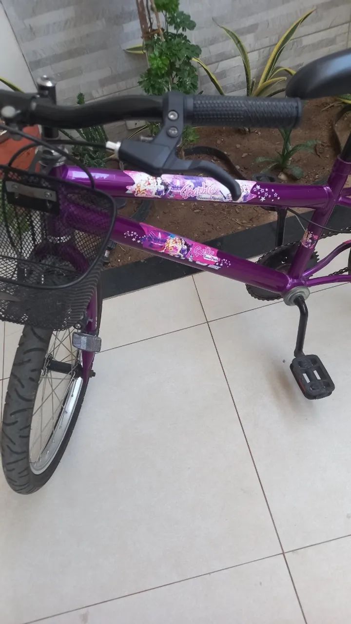 Bicicleta infantil Aro 20 Lilas - Foto 2