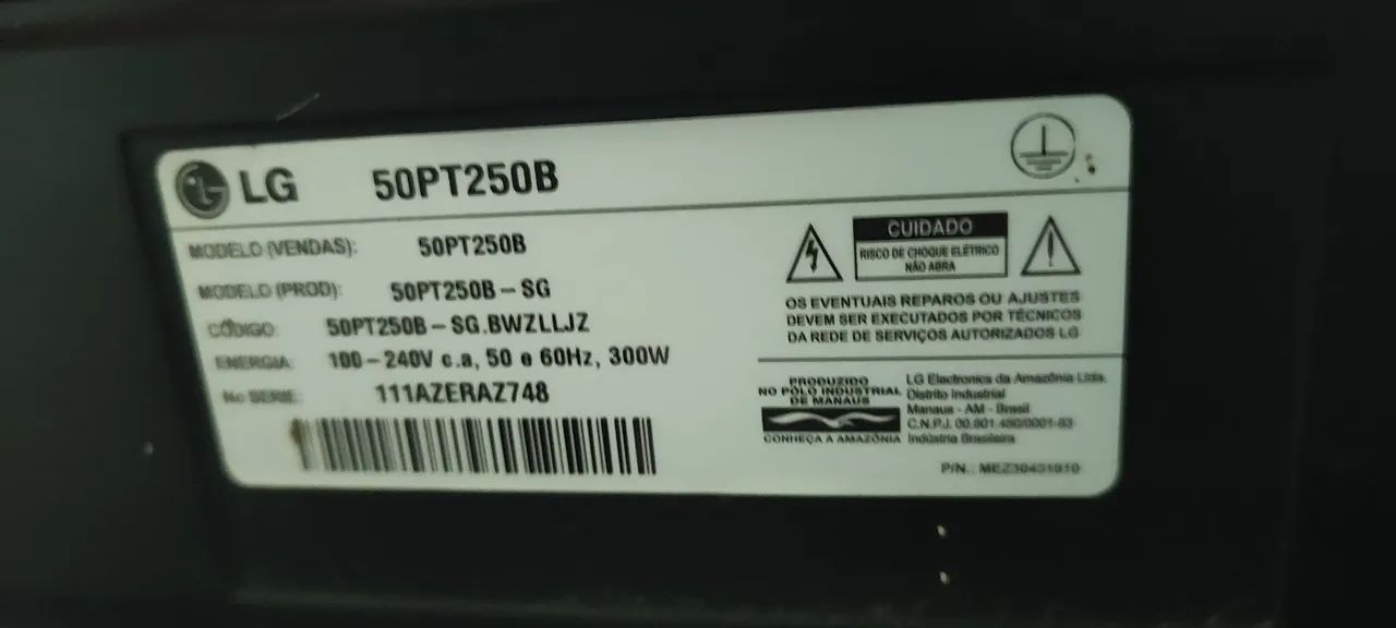 Vendo tv LG plasma 50 polegadas digital  - Foto 4