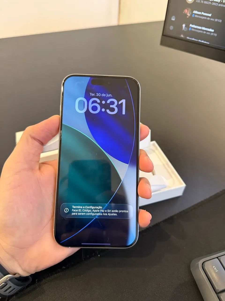 IPhone 16 Pro Max 256gb branco *na caixa zero - Foto 5