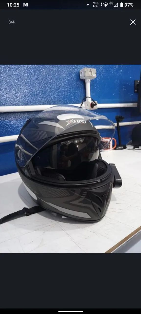CAPACETE EBF XTROY + INTERCOMUNICADOR - Foto 3