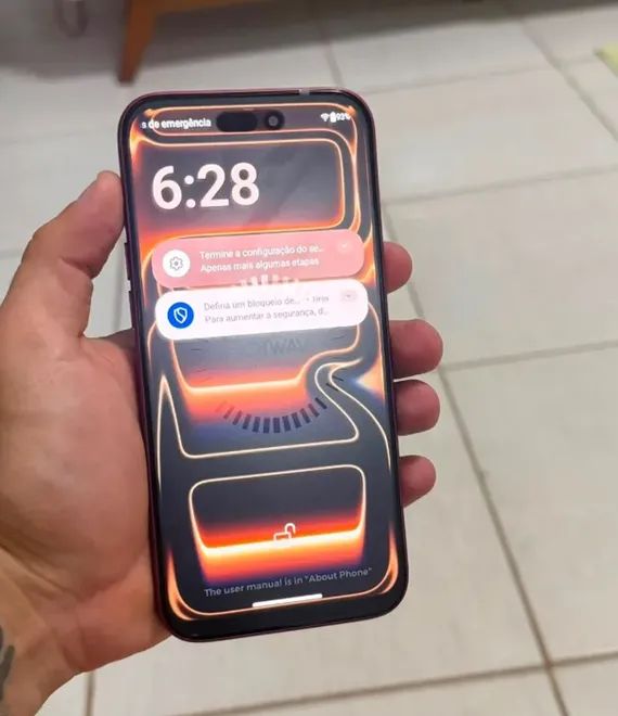 Celular a18 pro Max 128/4 sabor iPhone novos - A pronta entrega - Foto 2