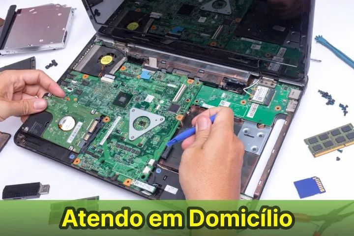 Troca de Teclado,  Bateria e Tela de Notebook