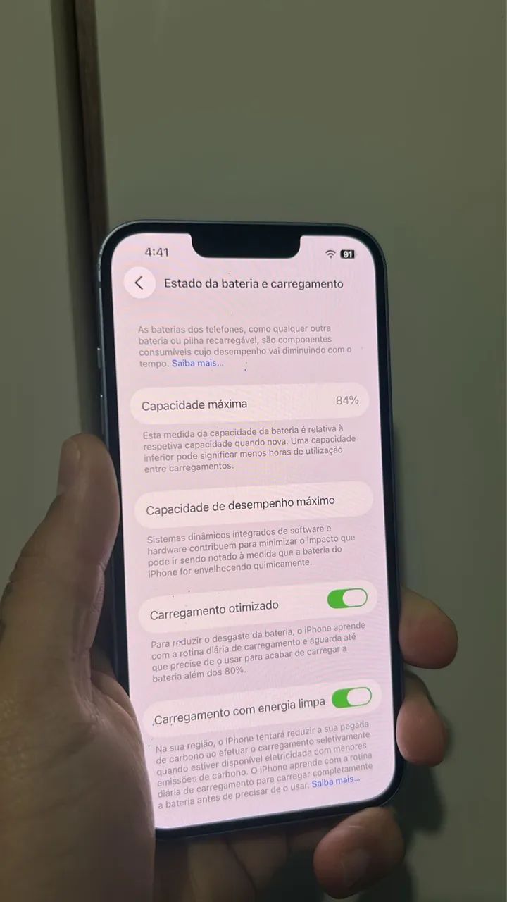 iPhone 14 128g azul  impecável  - Foto 3