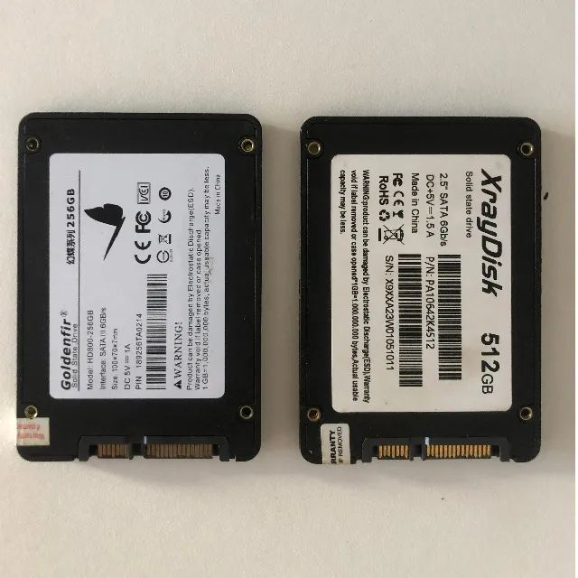 Lote 2 SSDs Sata 3 - 512GB e 256GB443790353572177921