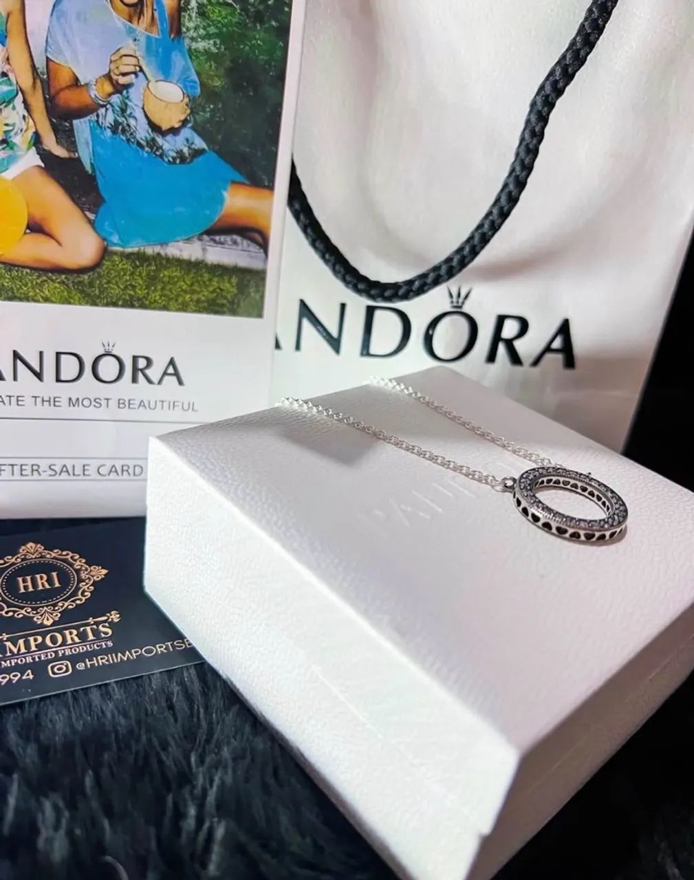 Colar Pandora círculo brilhante  - Foto 3