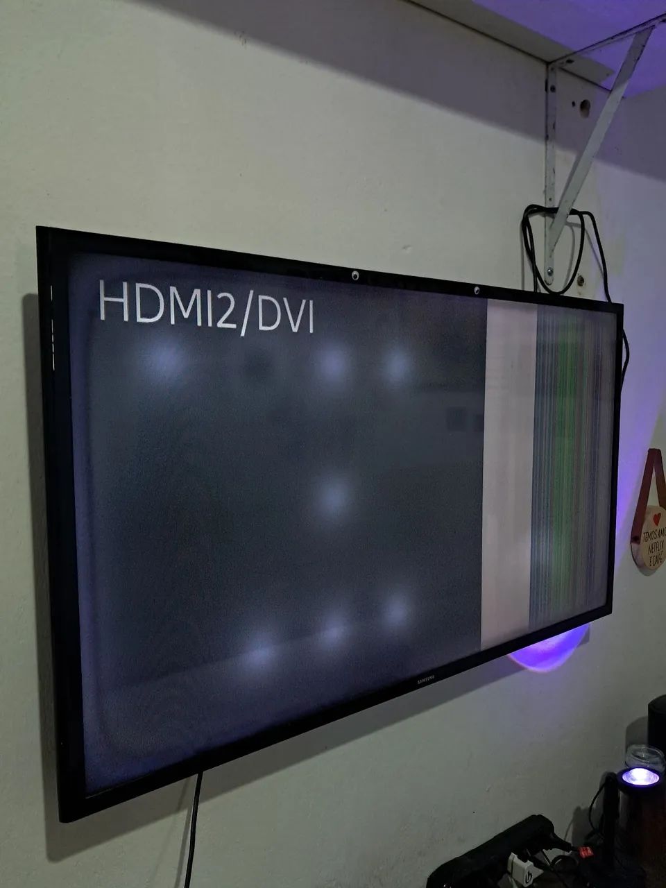 Tv samsung 32 polegadas. Display quebrado. Compra apenas para reposição de peças  - Foto 2