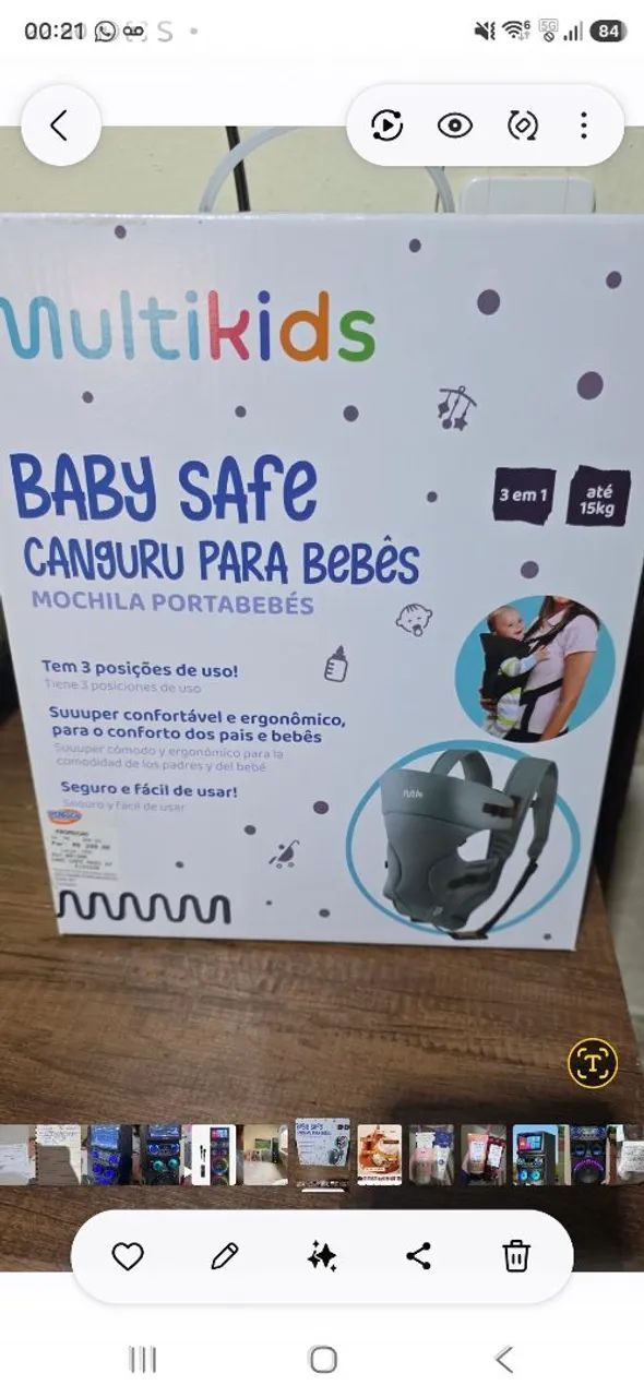 Canguru para bebês 