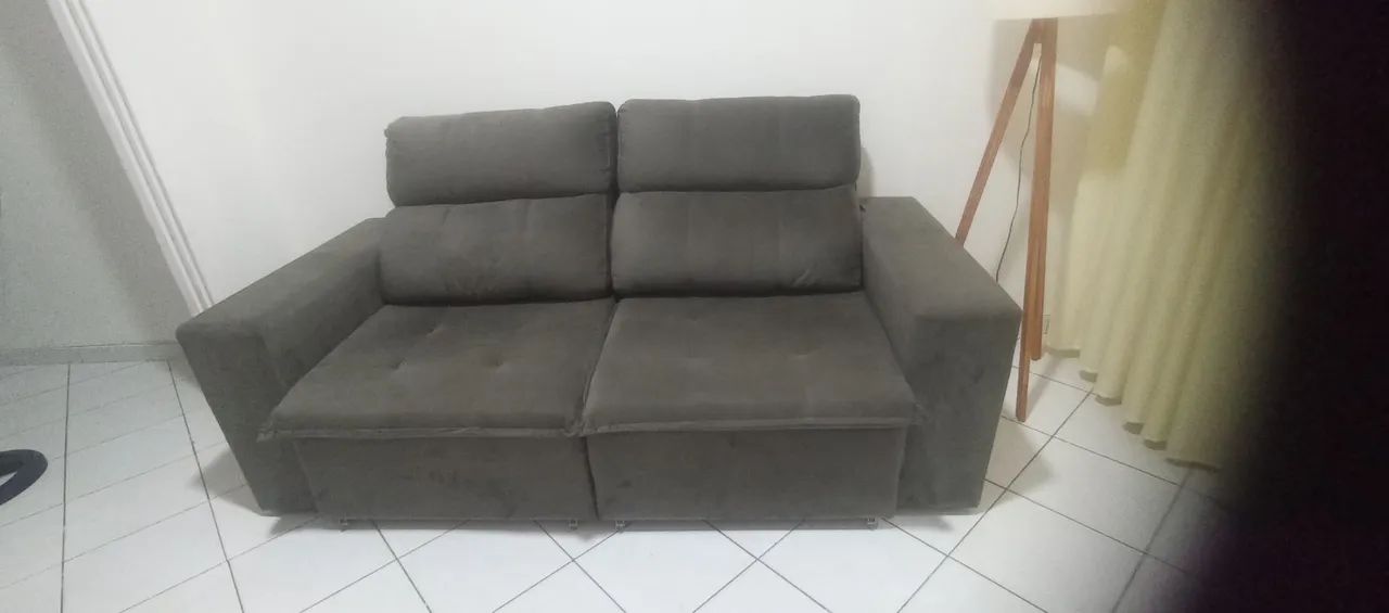 Sofá retrátil 3 lugares  - Foto 2