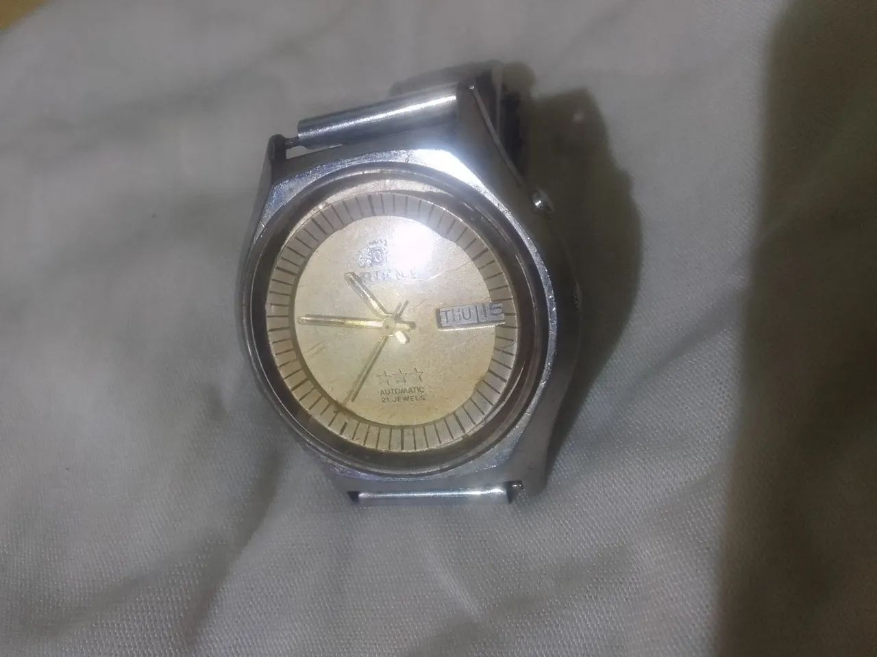RELÓGIO ORIENT 3 STAR DOURADO (FUNCIONANDO) - Foto 4