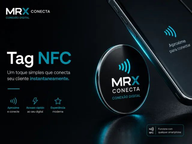 Cartão NFC Personalizado com Página Digital e QR Code - Foto 4
