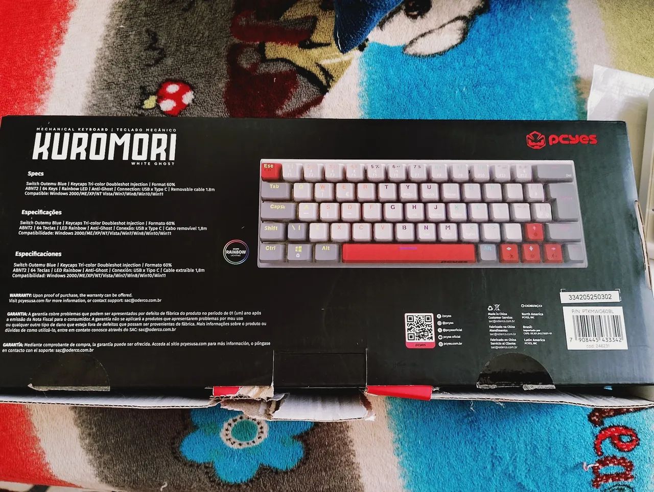 TECLADO 60% RGB  - Foto 3