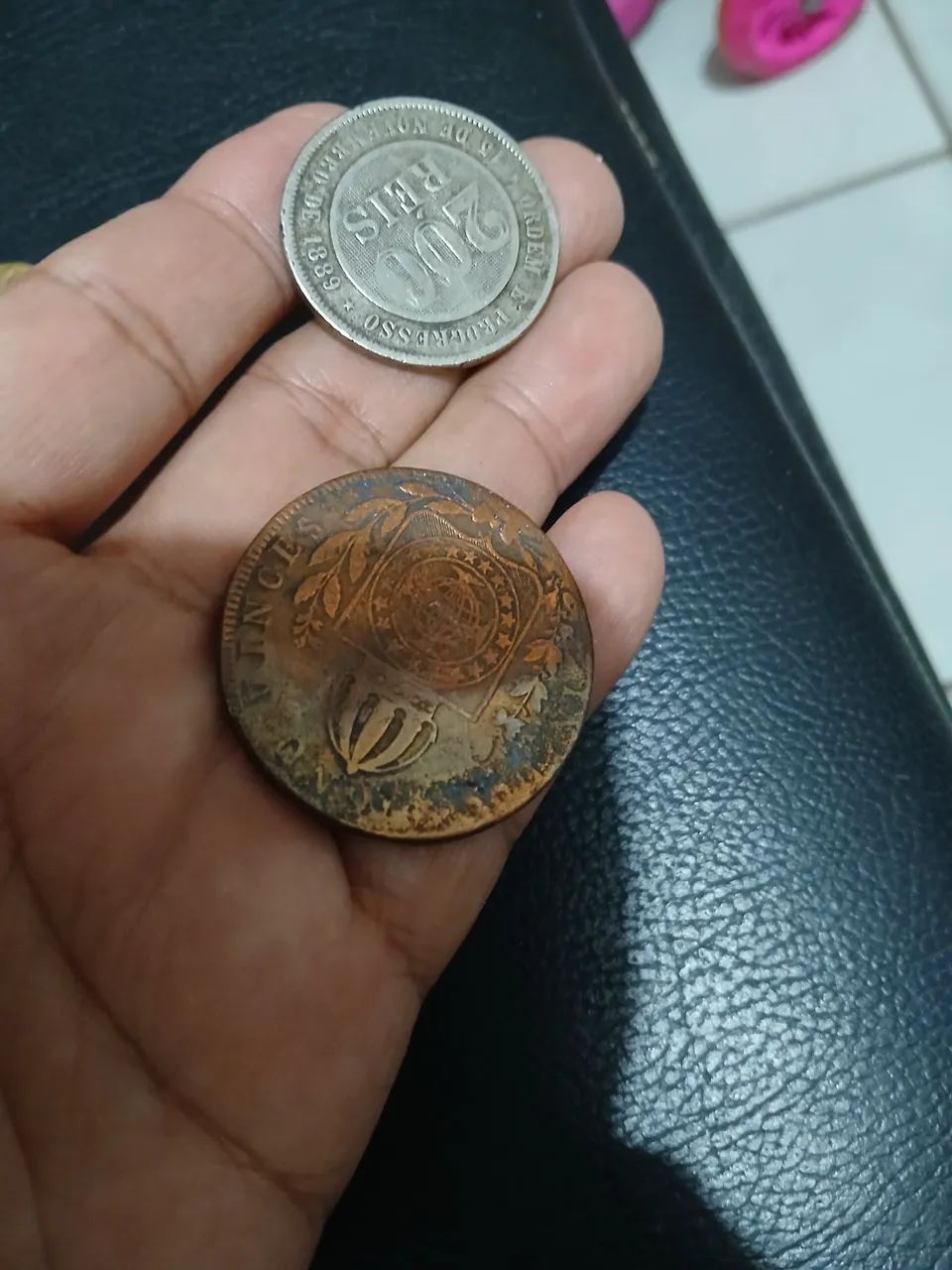 Kit 4 moedas antigas  - Foto 4