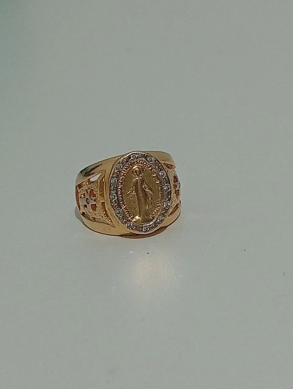 Anel banhado de ouro - Foto 5
