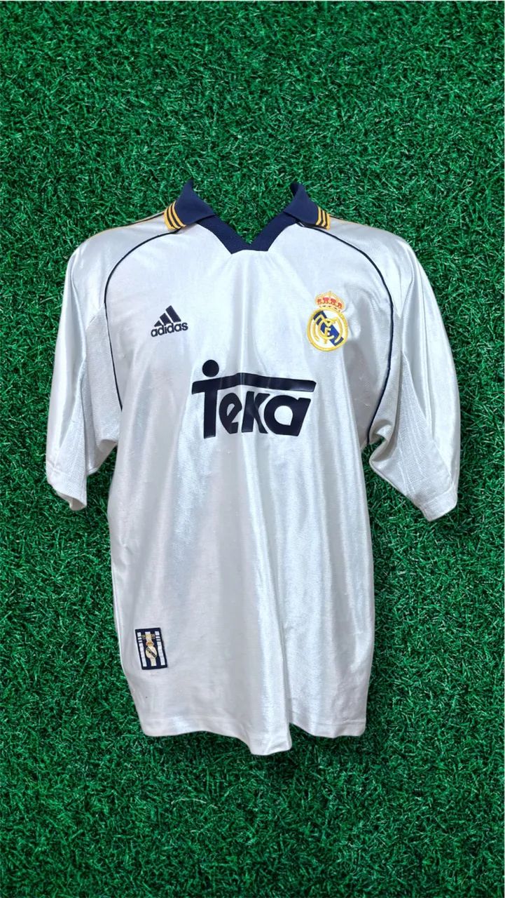 Camisa do real Madrid anos 90 1997 1998
