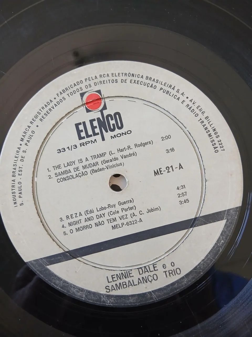 Lp lenine dale e o sambalanço trio usado. - Foto 4