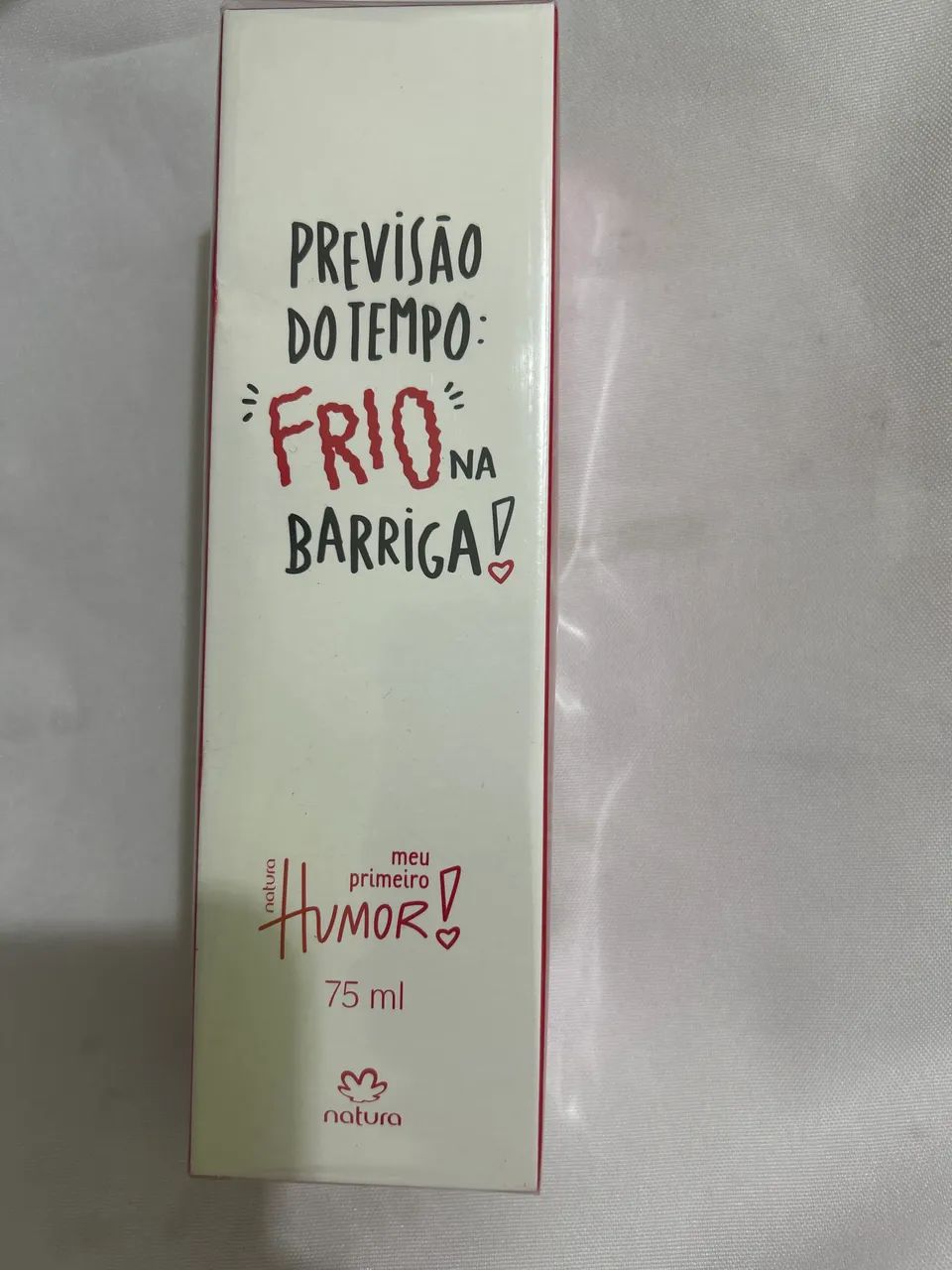 Perfume primeiro humor!