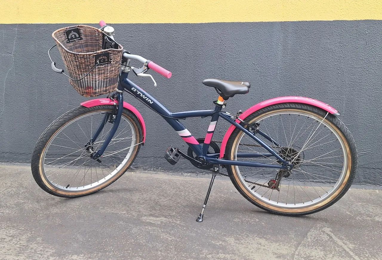Bicicleta aro 24 Btwin 7 marchas. 