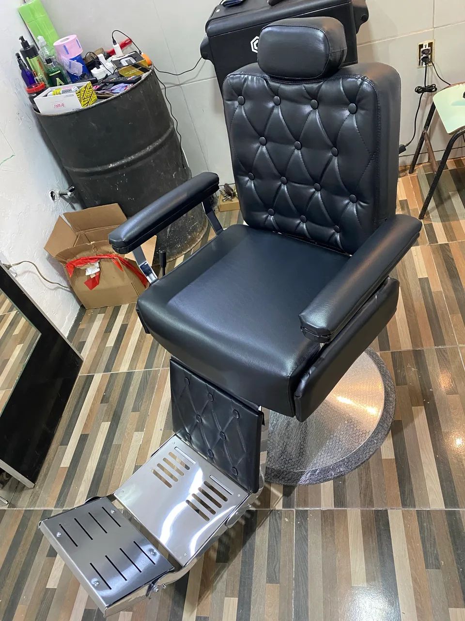 Cadeira barbeiro barbearia - Foto 4