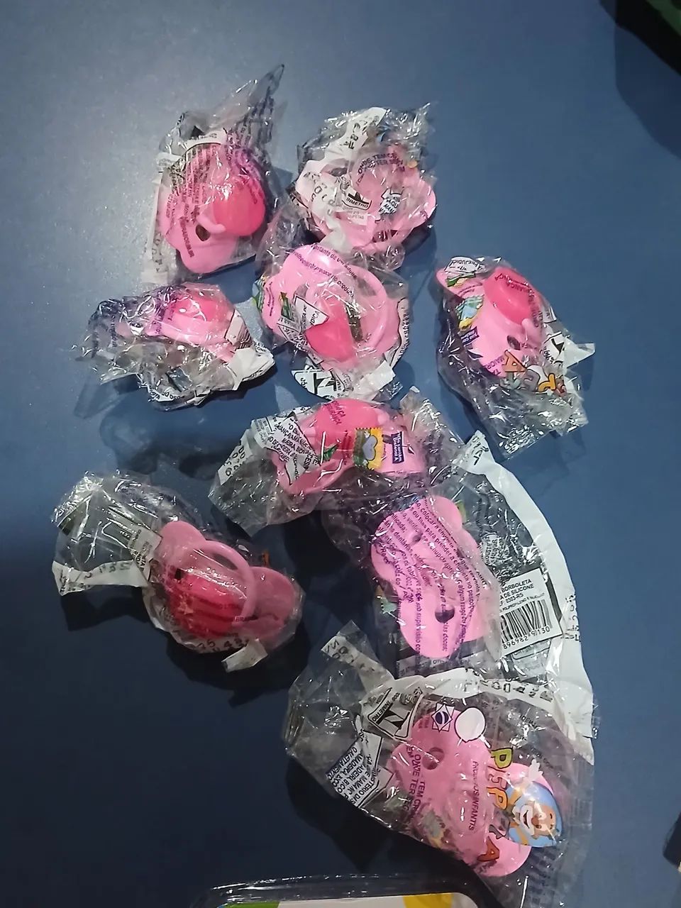 KIT 10 CHUPETAS MENINA SIMPLES