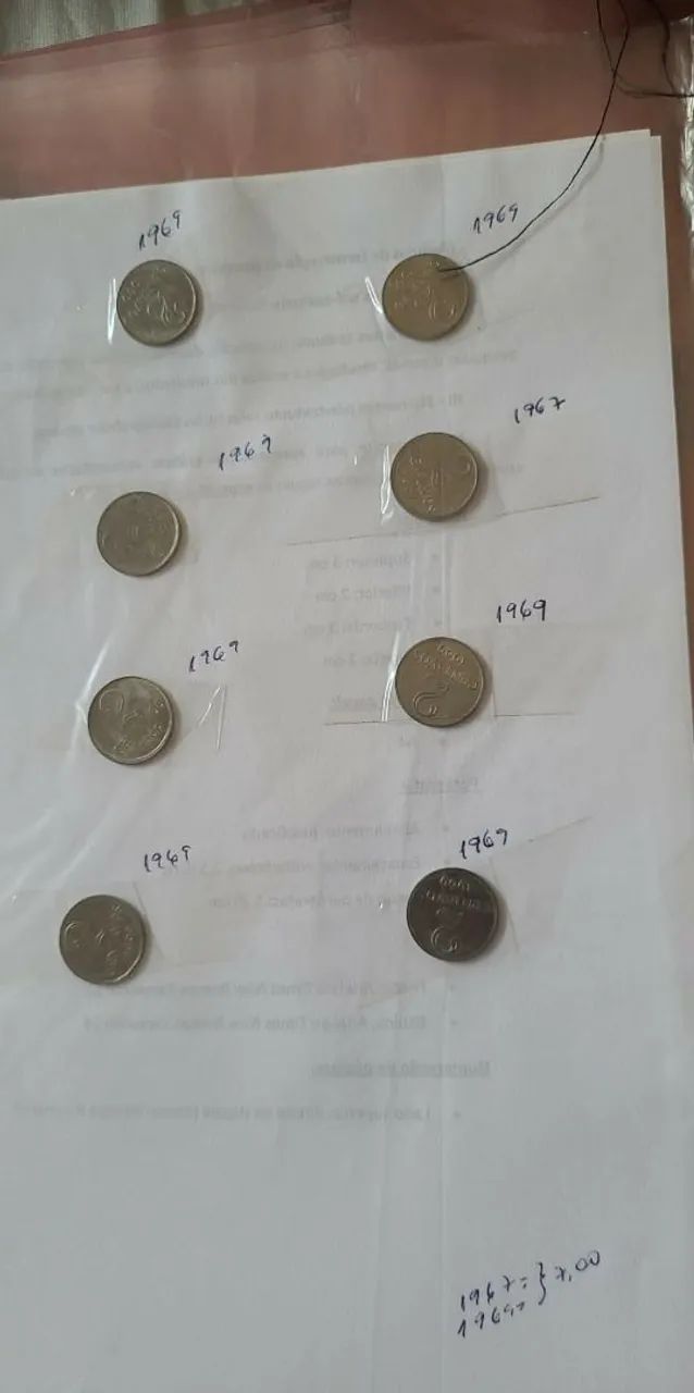 Moedas e cédulas antigas para colecionadores  - Foto 3