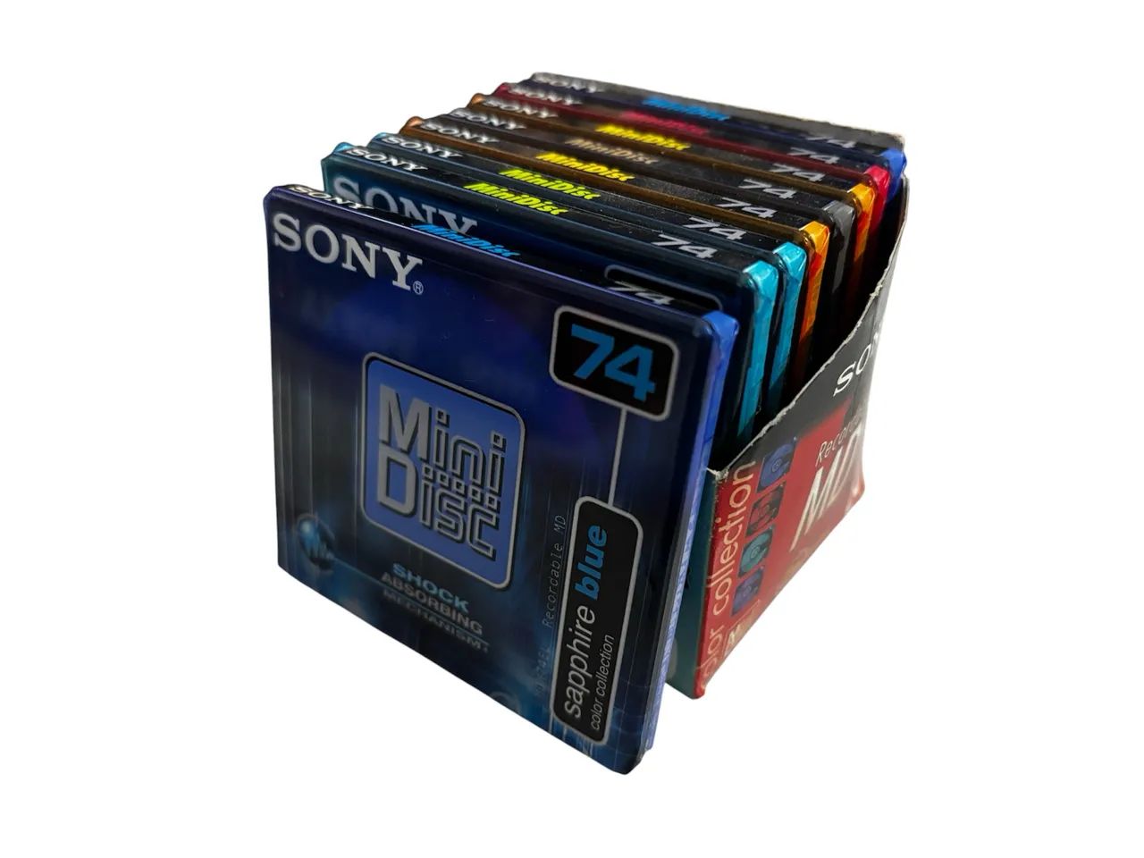 8 Mini Disc Sony Lacrados Mdw74en Color Collection - Aparelhos de