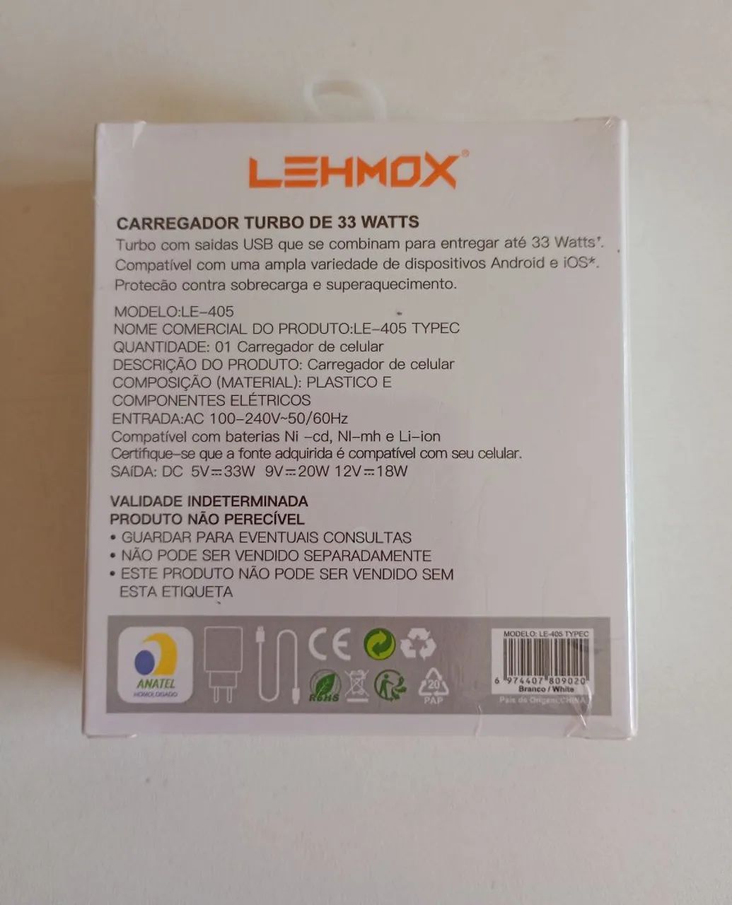 Carregador de celular turbo 33w  - Foto 3